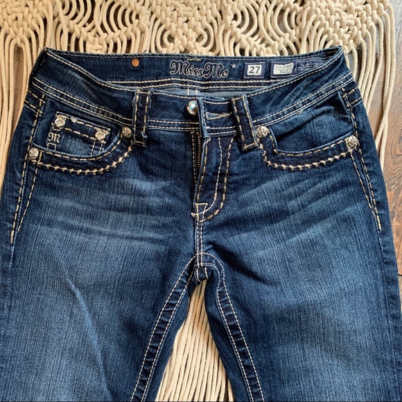 MissMe Boot Cut Jean Size 27 - Picture 5 of 7